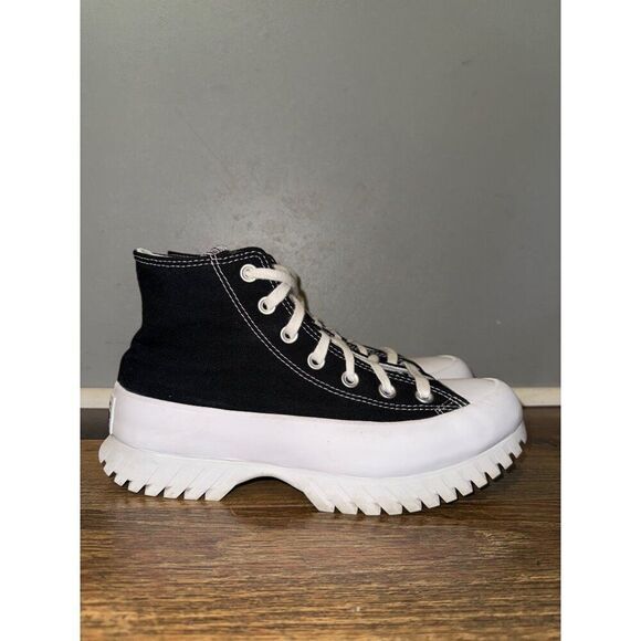 Converse Chuck Taylor All Star Lugged High-Top Sneaker - Black Size 8 - Picture 5 of 15